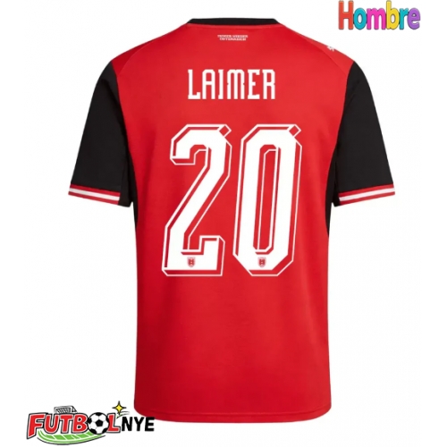 Camiseta Austria Konrad Laimer #20 Primera Equipación Mundial 2026 manga corta